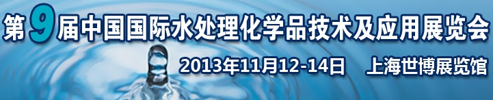 2013第九屆中國國際水處理化學品技術(shù)及應用展覽會